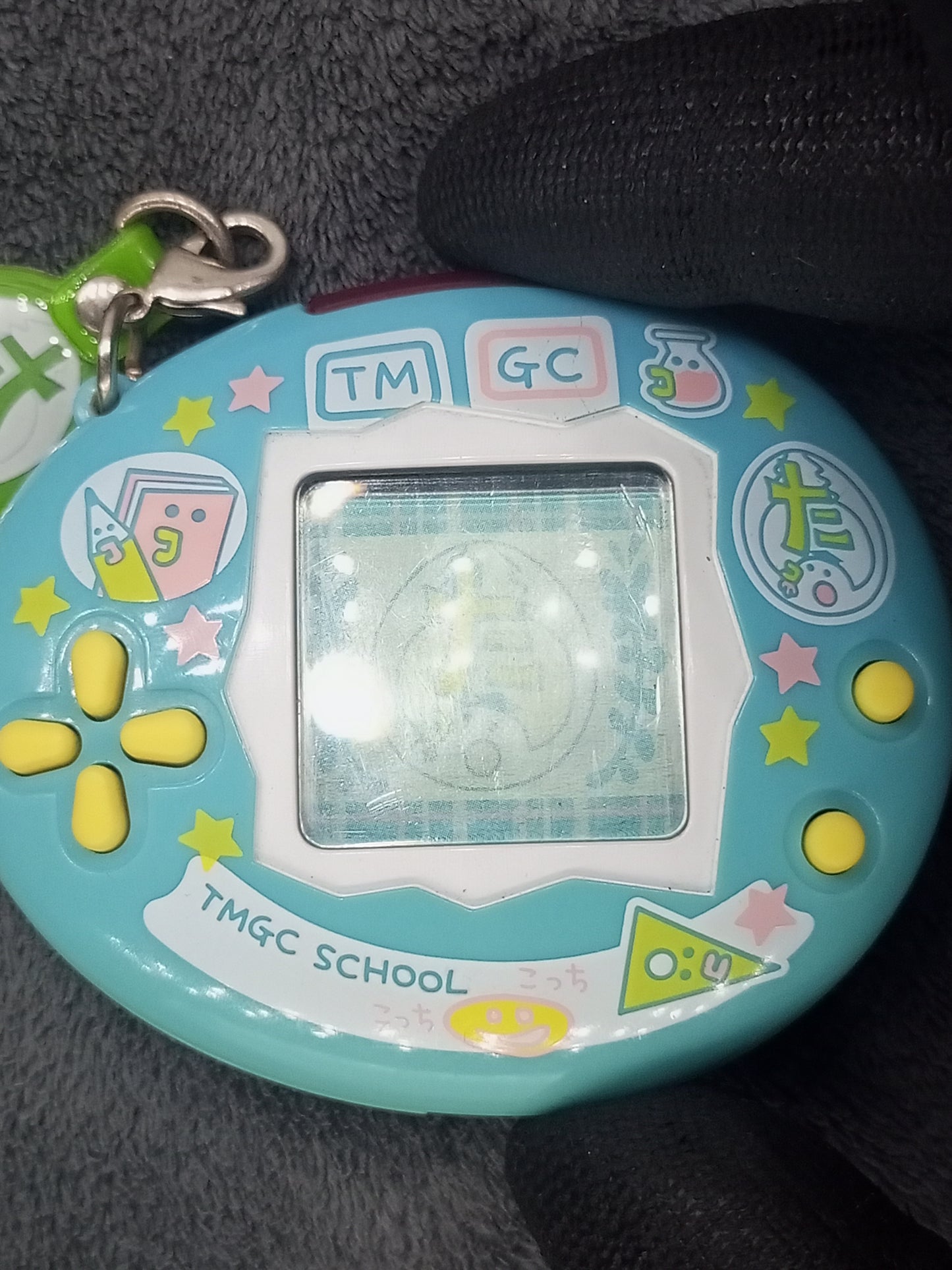 Tamagotchi school blue Japan ver. | Bandai | Used , Sunburned shell | SKU VTVP01164