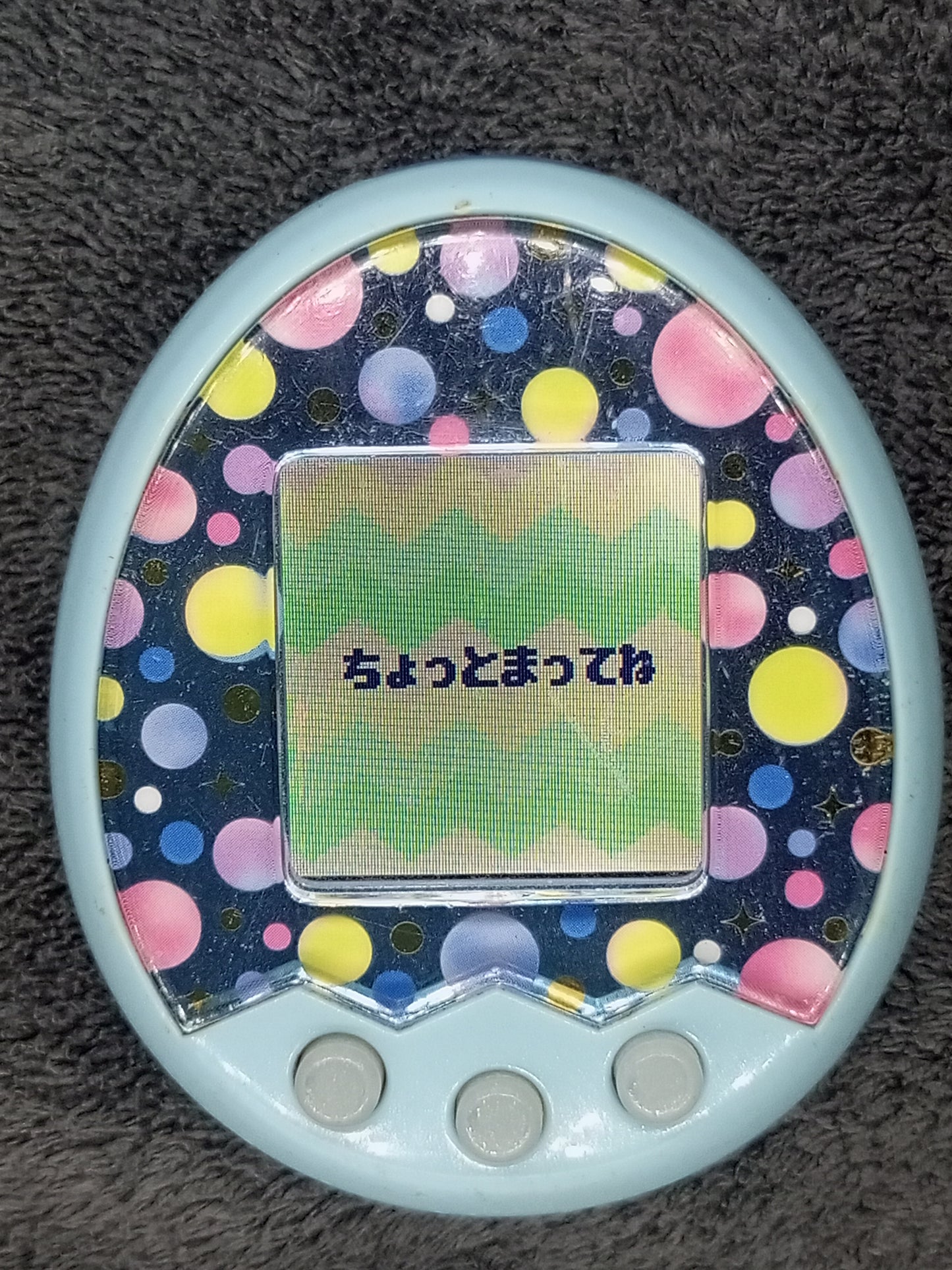 Tamagotchi Mix blue Japan ver. | Bandai | Used , Yellowish display | SKU VTVP01166