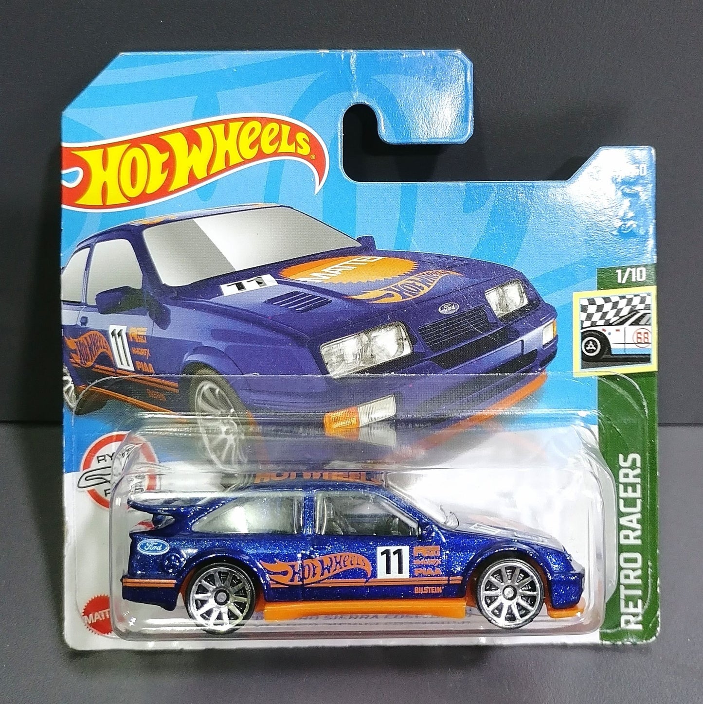 Hot Wheels Car Ford Sierra Cosworth Matel Toy Authentic,New,In box Scale 1:64