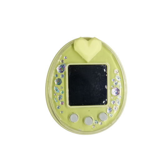 Tamagotchi P's Yellow rare, Japan ver. ,Yellowish display (SKU VTVP01016)