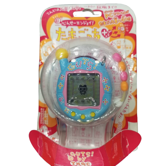 Tamagotchi connection V4 blue  |  new but old box , strap is torn | SKU VTVP01023