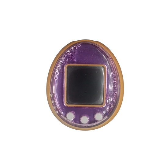 Tamagotchi I D L Purple   | V-pet , Pixel pet | Bandai Japanese version , Authentic | Used , Sunburned shell | SKU VTVP01034