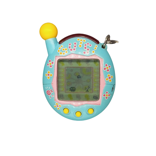 Tamagotchi Connection V4 blue , Japanese | toy Authentic from Bandai | Used , Scratches around it , Tested and still work | SKU 01050