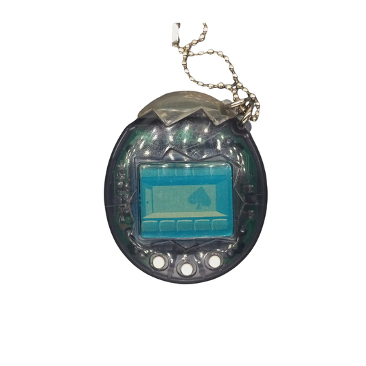 Tamagotchi Bandai vintage 90' Link Osushi Black | Used , Shell not beautiful condition , But all function work well | SKU 01054