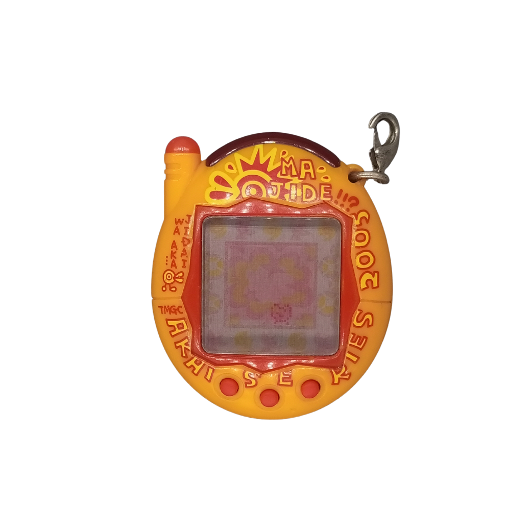 Tamagotchi Connection V.3 Japan version , Orange fire  | Used ,All function work well | SKU VTVP01083