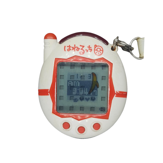 Tamagotchi Connection V3 White red , Japan  | Bandai , Authentic | Used (Dirty)|  SKU VTVP01136