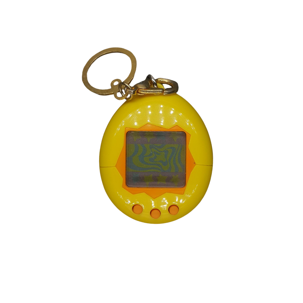 Tamagotchi P1 Yellow , Japan | Bandai , Authentic | Used (Dirty)|  SKU VTVP01141