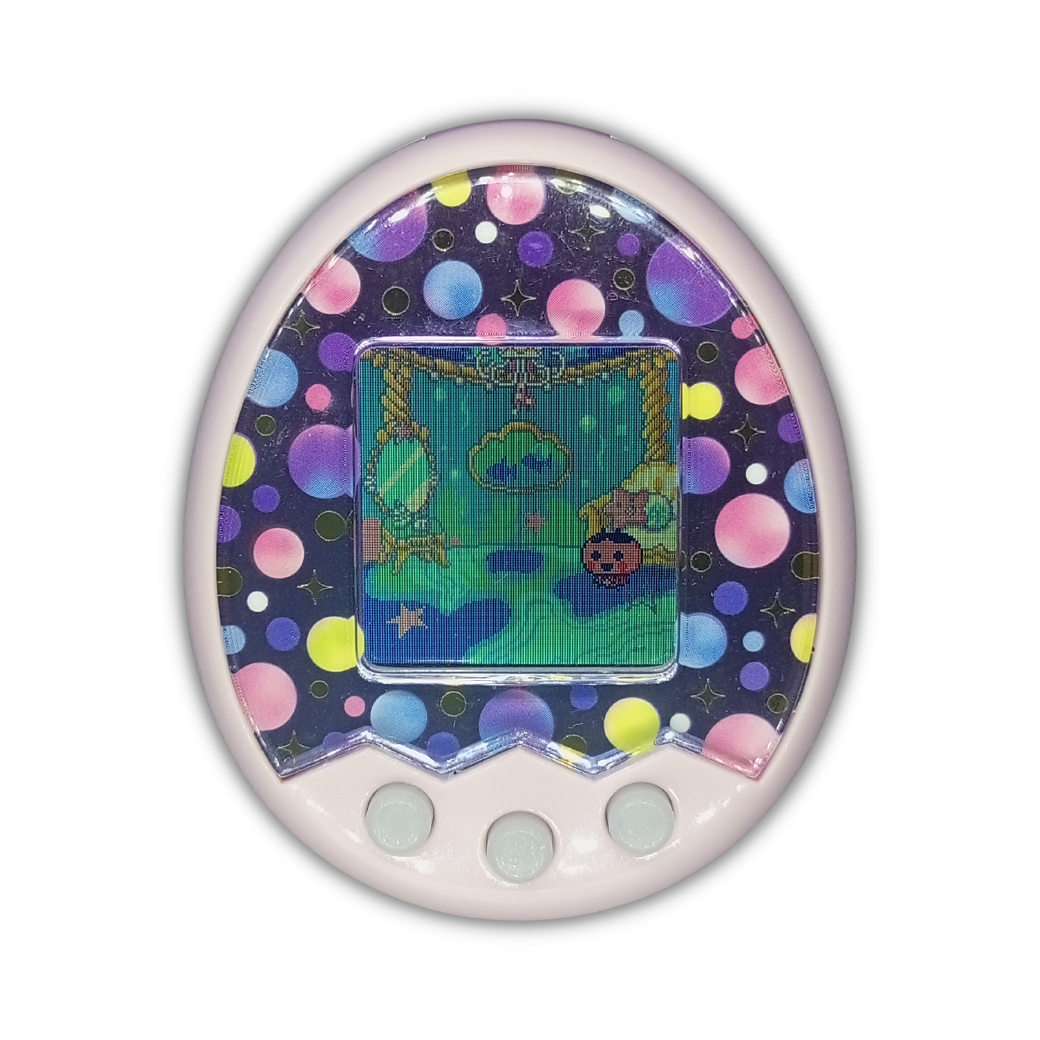 Tamagotchi Mix melody Japan ver. Purple | Bandai , Authentic | Used , Display yellowish | SKU VTVP01175