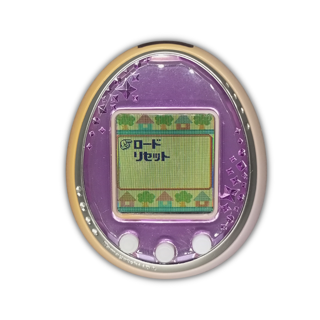 Tamagotchi ID L Purple Japan version. | Bandai | Sunburned shell ,Yellowish display | SKU VTVP01181