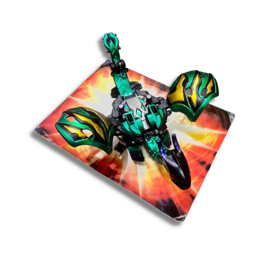 Bakugan Gundalian Invaders Dharak Black Darkus Metallic Custom Painted  | Authentic , Sega toys | Second hand , Used | VTTO00264